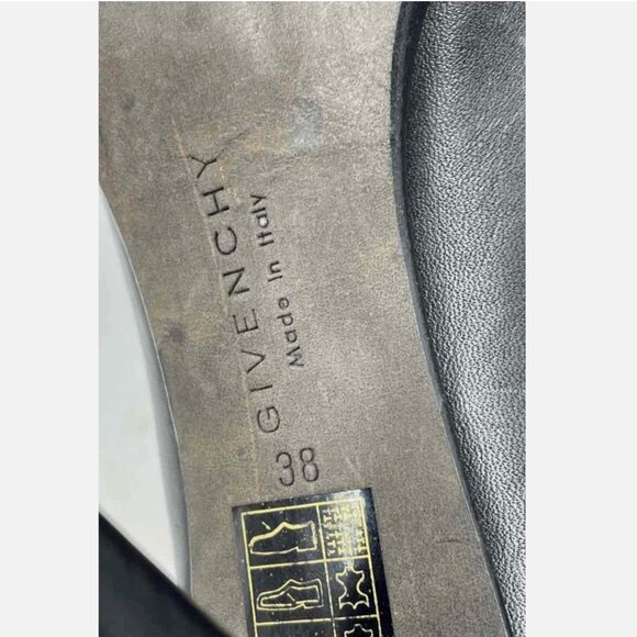 Givenchy Women Jersey Wrap Stiletto Sandals US 8 EU 38 Black Leather Back Zip - Picture 13 of 14